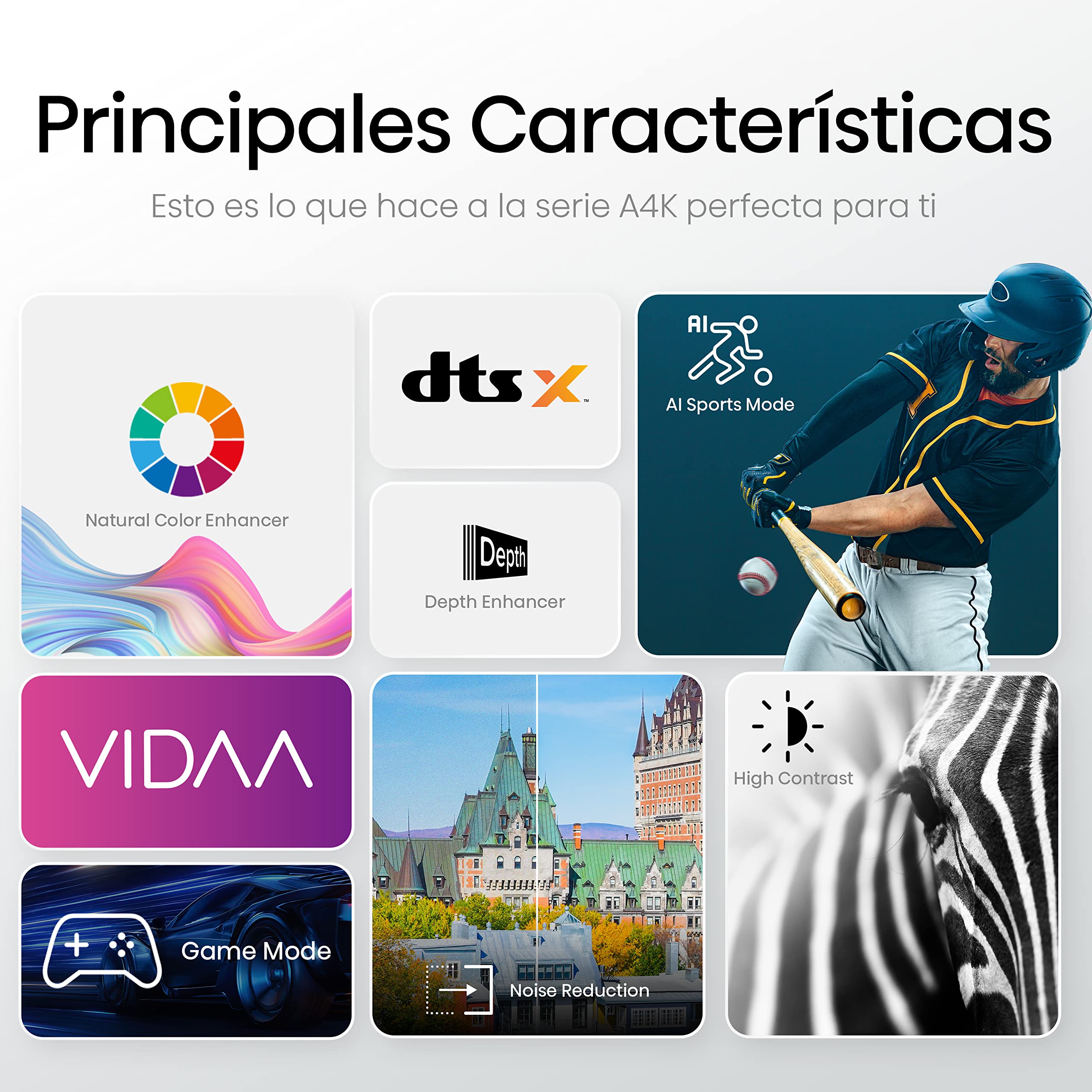 Hisense Pantalla 32" Pulgadas Smart TV VIDAA 32A43KV