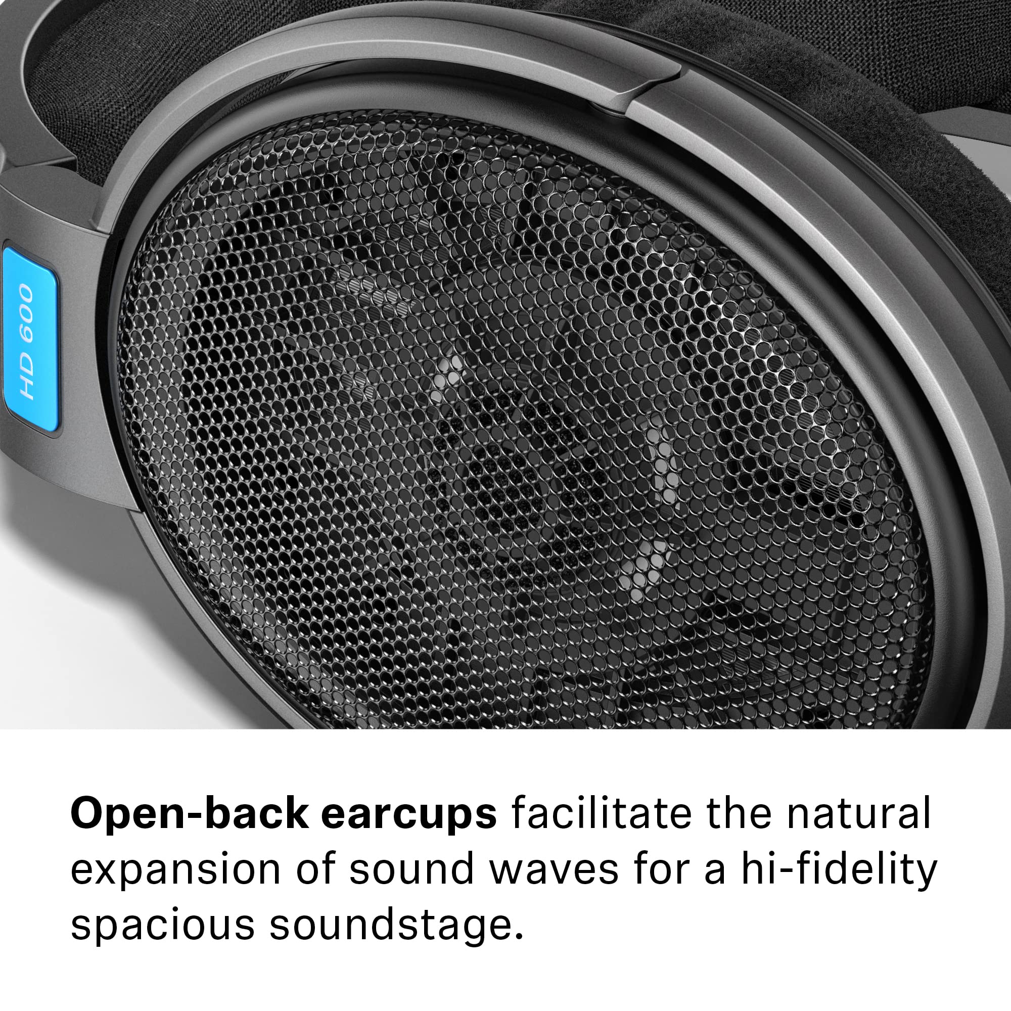 Sennheiser - Auriculares estéreo profesionales HD 600 Open Dynamic Hi-Fi (negros)