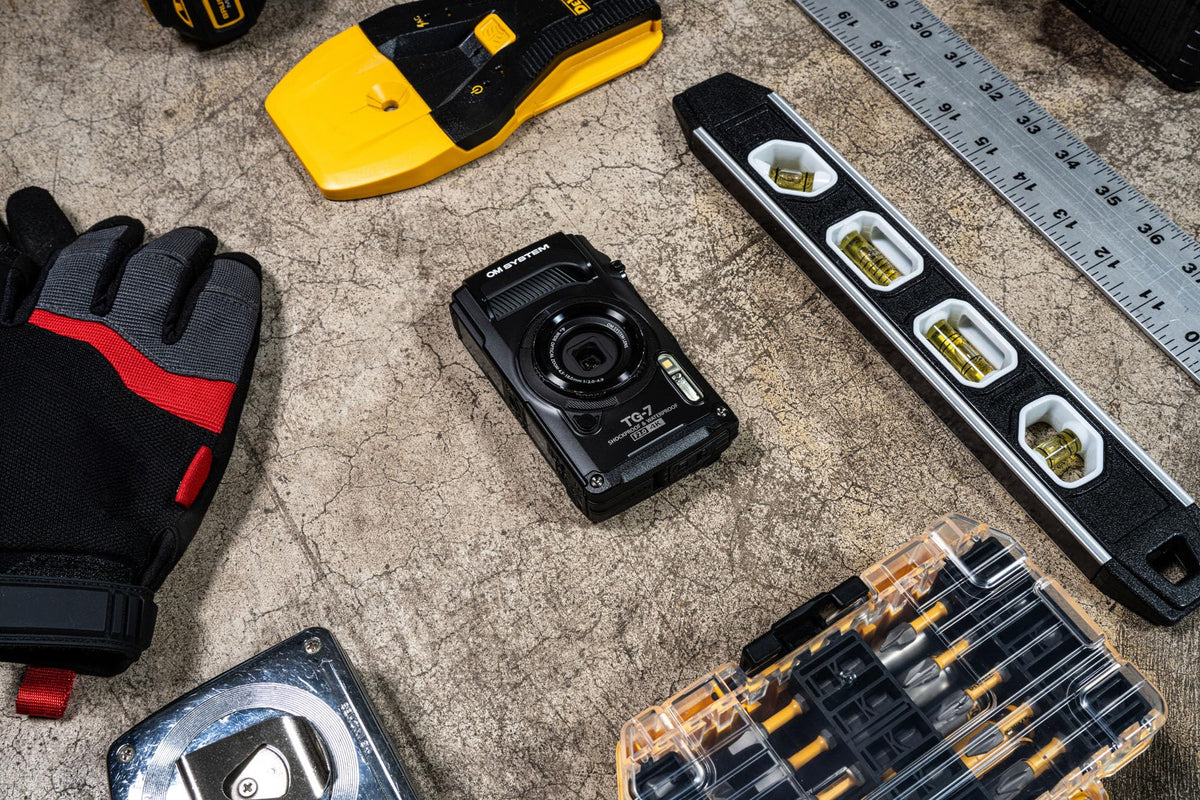 OM SYSTEM OLYMPUS Tough TG-7 Black Underwater Camera, Waterproof, Freeze Proof, High Resolution Bright, 4K Video 44x Macro Shooting (Successor Olympus TG-6)