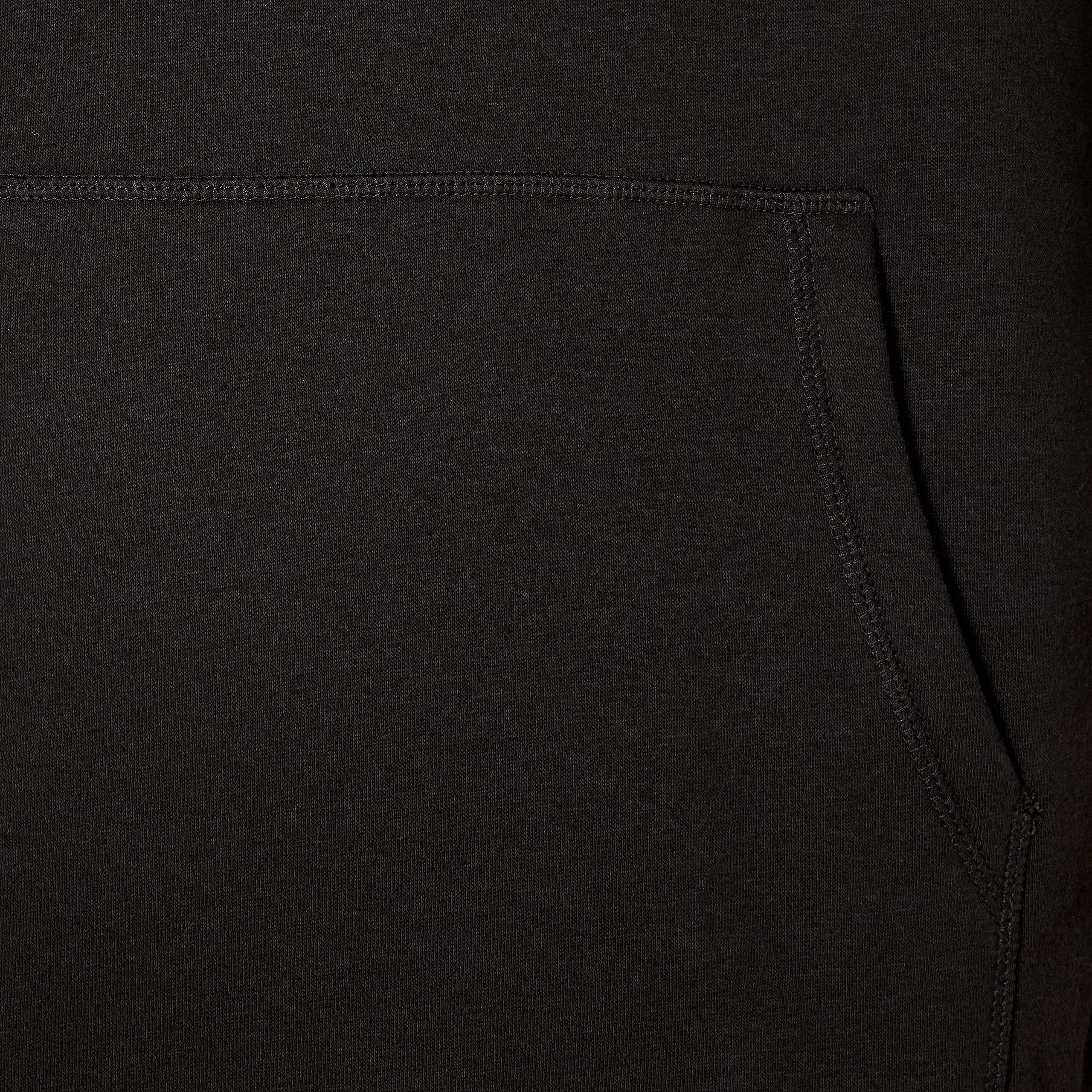 Amazon Essentials - Sudadera con capucha con forro sherpa para hombre, color negro, talla M