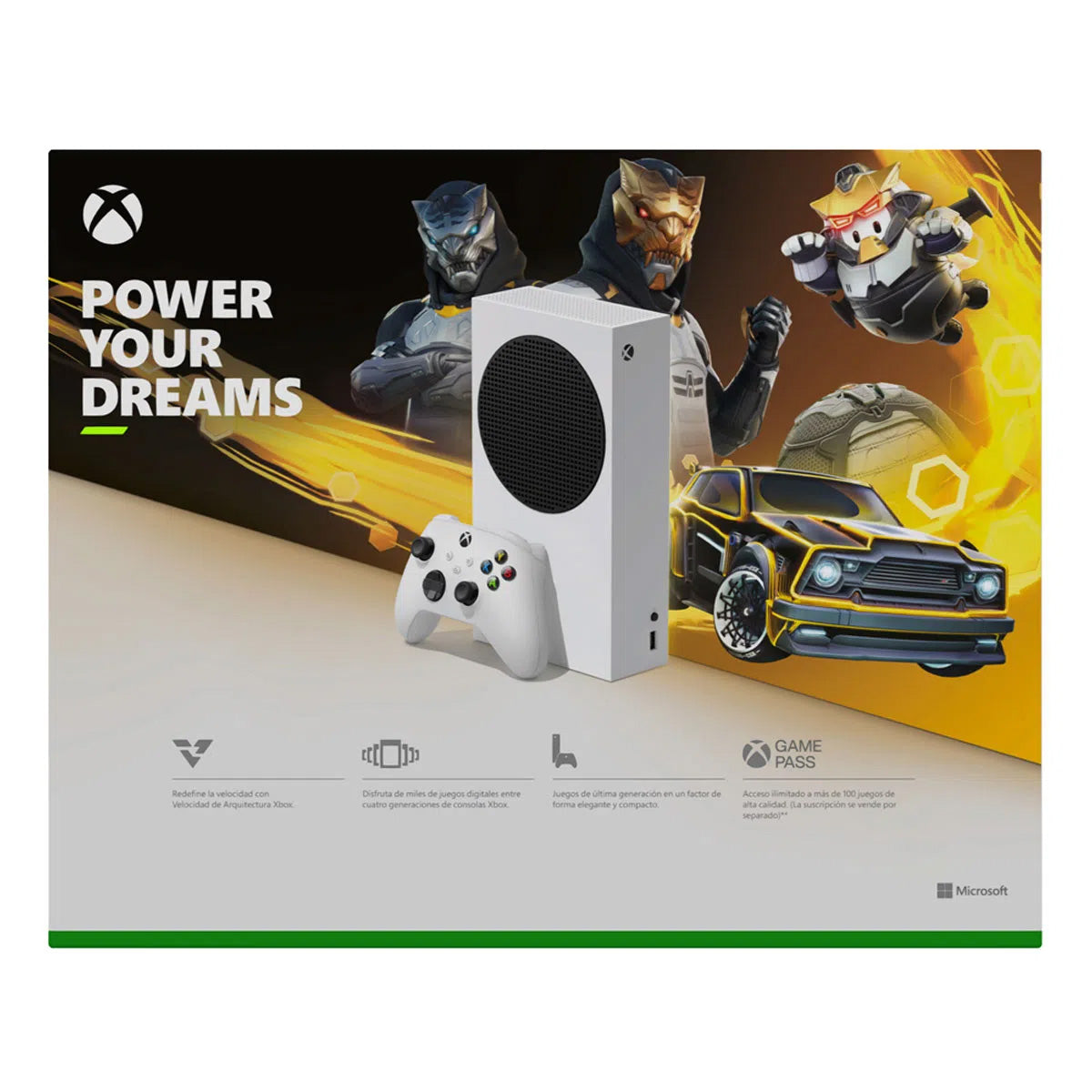 Consola Xbox Series S - Paquete Fortnite + Rocket League + Fallguys - Edición Bundle Edition