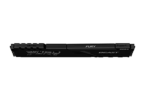 Kingston Fury Beast Black 16GB 3200Mhz DDR4 CL16 UDIMM Memoria Gamer Para PC Color Negro (KF432C16BB/16)