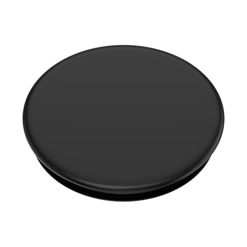 PopSockets: PopGrip con Parte Superior Intercambiable para teléfonos y tabletas, Color Negro