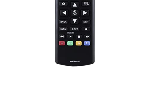 Control Remoto LG AKB75095315 AKB75095307 Reemplazo Universal Smart TV Netflix Amazon Magic Link LCD TV 43UJ6500 43UJ6560 49UJ6500 49UJ6560 55UJ6520 55UJ6540