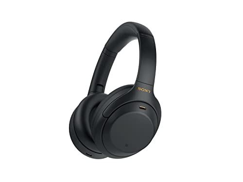 Sony WH1000XM4/B Audífonos inalámbricos con Cancelación de Ruido, Negro, Grande