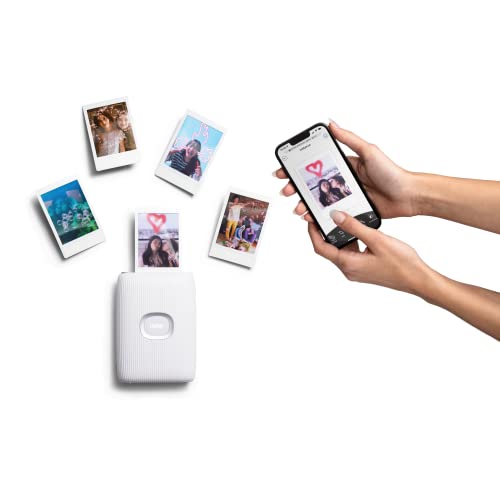 Fujifilm Instax Mini Link 2 - Impresora para Smartphone, Color Blanco Arcilla