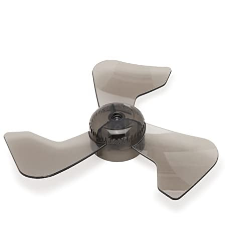 Amazon Basics - Ventilador oscilante de doble hoja con control remoto, 16 pulgadas, color negro