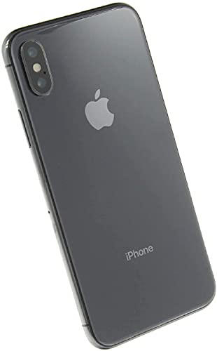 Apple iPhone X, 256GB, Space Gray - Fully Unlocked (Reacondicionado)
