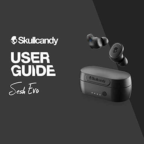 SKULLCANDY - Auriculares intraurales inalámbricos Sesh EVO True - Verdadero negro