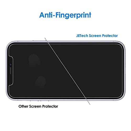 JETech Protector de pantalla para iPhone 11 Pro Max y iPhone Xs Max de 6.5  pulgadas, película de vidrio templado, paquete de 2