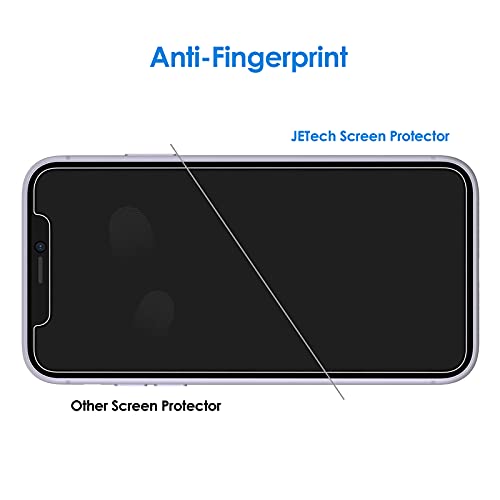 JETech Protector de Pantalla Privacidad para iPhone 11 6,1 Pulgadas, con Protector de Lente de Cámara, Mica Película de Cristal Vidrio Templado Anti Espía, 2 Paquetes Cada Uno