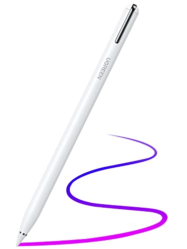 UGREEN Pencil iPad, Pluma Lápiz para iPad con Enlace Magnética, Stylus Universal 1ª y 2ª Generación, Sensible a la Inclinación, Compatible con iPad 2018-2022, como iPad Pro, iPad, iPad Air, iPad Mini