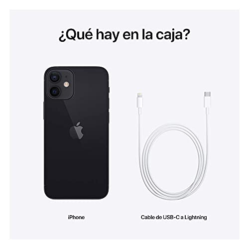 Apple iPhone 12 Mini, 64GB, Negro (Reacondicionado)