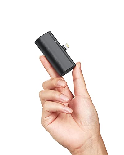 Mini Power Bank Portátil PD 20W para iPhone con Cable Integrado,Batería Portátil Inalámbrico Carga Rápida Banco de Energía 5000 mAh Compatible con iPhone 11 Pro/XS/XS MAX/XR para Día De San Valentín