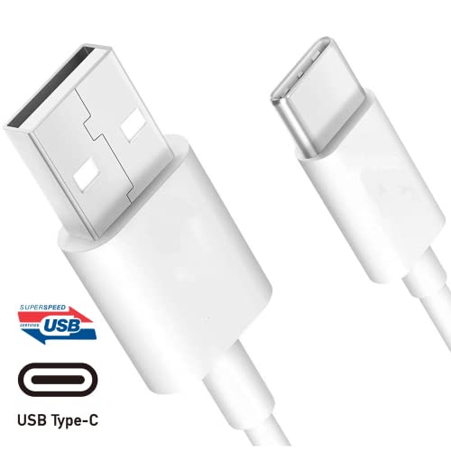 Cargador rápido con cable USB tipo C de 2 m y adaptador OTG para Samsung Galaxy S9/S9 Plus/S8/S8 Plus/S10/S10e/S10 Plus/Note 8/Note 9/Note 10/A01/A13/A03s/A21/A30/A32/A33/A51/A52/A53/A53/A71/S2, S20/S21