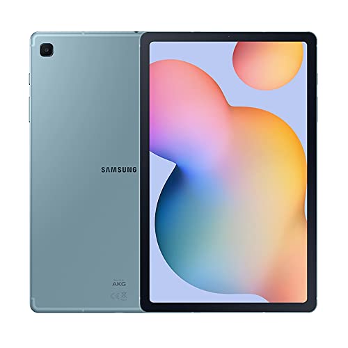 SAMSUNG Galaxy Tab S6 Lite 10.4 pulgadas 64GB Android Tablet con batería de larga duración, S Pen incluido, diseño delgado de metal, altavoces dobles AKG, versión estadounidense, azul Angora (reacondicionado)