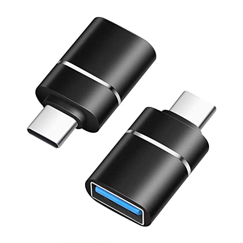 HEEDU Adaptador USB C a USB 3.0, Adaptador USB C(2 Piezas), Función de OTG, Compatible Dispositivos con USB Tipo C,Compatibilidad Universal para Celular, PC y Laptop, Tecnología Plug & Play y Alta Velocidad, Datos y Carga