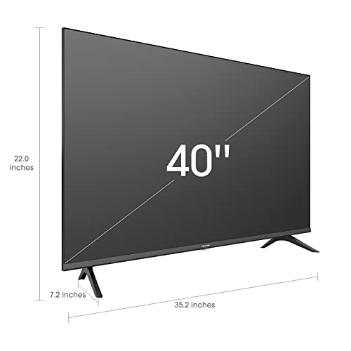 Hisense Serie A4 40 Pulgadas Clase FHD Smart Android TV con DTS Virtual X, Modos de Juego y Deportes, Chromecast Integrado, compatibilidad con Alexa (40A4H, Nuevo Modelo 2022)
