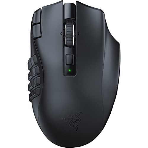 Razer Naga V2 HyperSpeed - Ratón Gamer Inalámbrico MMO (Reacondicionado)