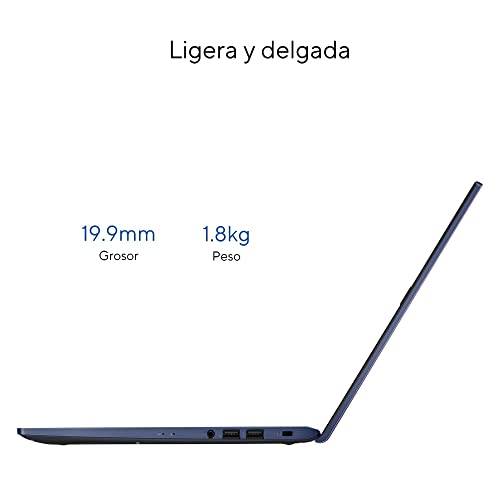 Asus Laptop 15.6" FHD, Core i3, 8GB en RAM, 256 SSD, Windows 11. Blue (Reacondicionado)