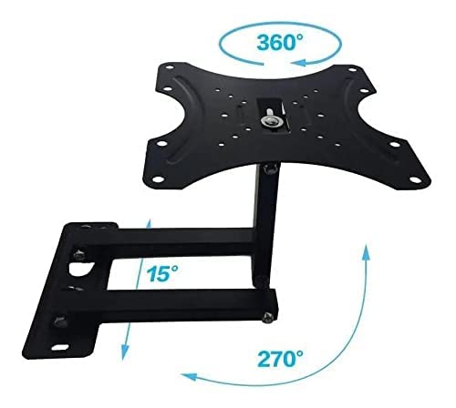 HOUSEHOLL Soporte de TV con Movilidad 3 Brazos para Pantallas de 13" a 42"