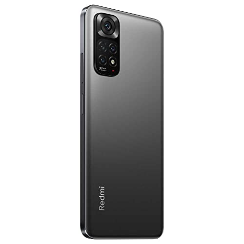 Xiaomi Redmi Note 11 4G Versión Global 128 GB+6 GB, liberado de fábrica, 6.43 pulgadas, cámara cuádruple, 50 MP (no Verizon Sprint Boost Cricket At&t) (con cargador rápido para coche) (gris grafito)