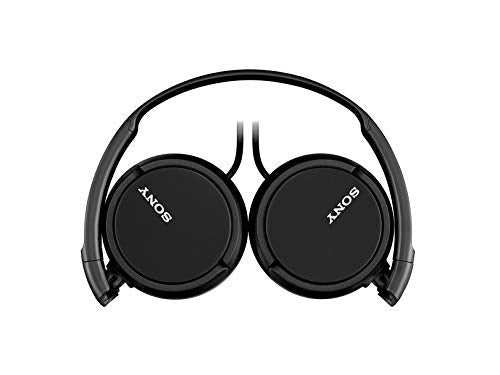 Sony MDR-ZX110/BCUC Audífonos de Diadema Plegables y Giratorios, color Negro