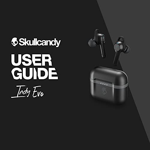 SKULLCANDY Audifonos Inalámbrico Indy EVO True Wireless IN-Ear IN Ear, Negro (True Black), Talla única
