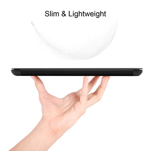 PUBAMALL Funda para Kindle (10ª generación - 2019), con la función Auto Sleep Wake, para Kindle 10th Gen 2019 Released (Negro)