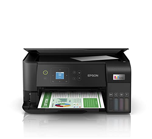 Impresora Multifuncional Epson Ecotank L3560, Tanque de Tinta a Color para Emprendedores, conectividad Wi-Fi Direct y Pantalla LCD