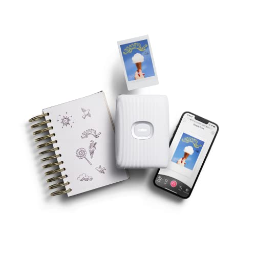 Fujifilm Instax Mini Link 2 - Impresora para Smartphone, Color Blanco Arcilla
