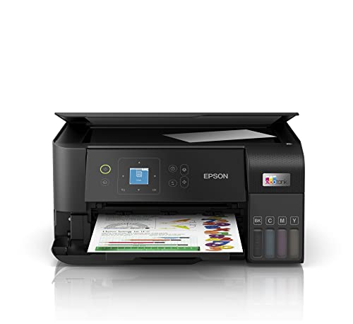 Impresora Multifuncional Epson Ecotank L3560, Tanque de Tinta a Color para Emprendedores, conectividad Wi-Fi Direct y Pantalla LCD