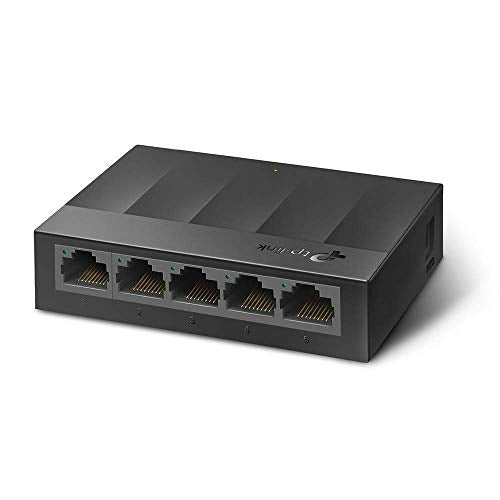 TP-Link LS1005G, Switch Gigabit no administrable, 5 puertos Gigabit, Diseño de escritorio, Plug and play