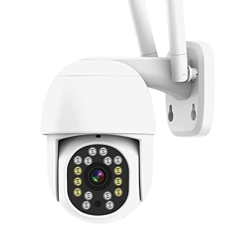 Cámara De Seguridad Wifi N8-200w Luz Led Ip Resiste Lluvia Para Exteriores  Con Movimiento 360''Ns Tech