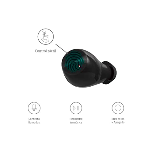 Billboard Audífonos Inalámbricos Earbuds Soul Track, Micrófono Incorporado para Llamadas, Base Recargable, Resitente A Salpicaduras, Asistente De Voz, Batería De hasta 36 Horas De Duración
