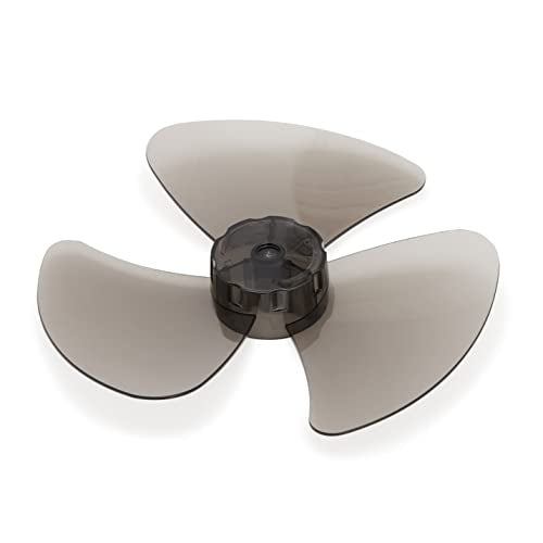 Amazon Basics - Ventilador oscilante de doble hoja con control remoto, 16 pulgadas, color negro