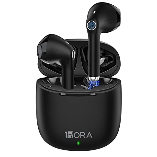 1 Hora Audífonos Inalámbricos, Audífonos Bluetooth 5.1 Auriculares con Microfono, Audifonos Inalambricos Compatible para iPhone Samsung Huawei Xiaomi Laptop para Correr Escuchar Música Videos