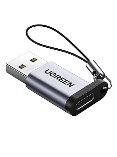 UGREEN Adaptador USB 3.0 a USB C, USB 3.1 Tipo C a USB 3.0 Tipo A Hemb