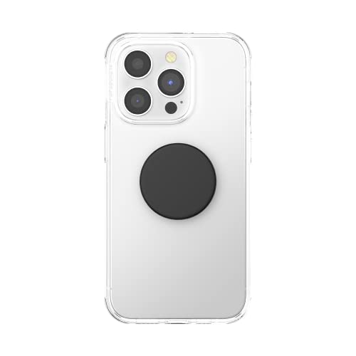 PopSockets: PopGrip con Parte Superior Intercambiable para teléfonos y tabletas, Color Negro