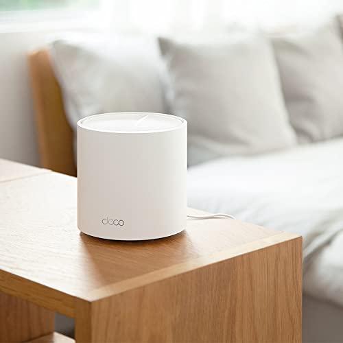 TP-Link Deco WiFi 6 Mesh Sistema WiFi 6 de Malla para Todo el Hogar, AX3000, hasta 2402Mbps, Roaming Continuo, Cobertura de hasta 6,500 Pies Cuadrados, Deco X50(3-Pack)