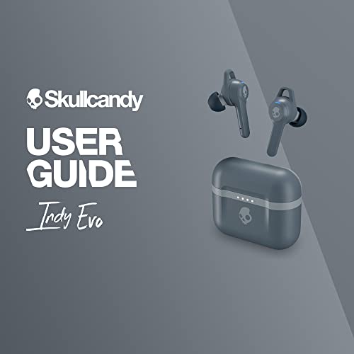 SKULLCANDY Audifonos Inalámbrico Indy EVO True Wireless IN-Ear IN Ear, Color Gris Frío