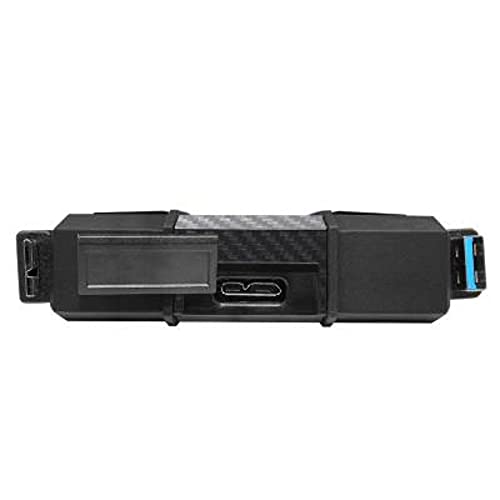 ADATA Disco Duro Externo HDD HD710P, 2 TB,Resistente a golpes,agua y polvo, certificación grado militar, Color Negro