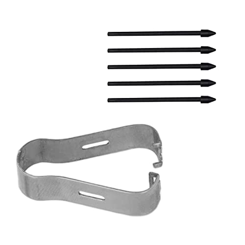 ASHATA 5Pcs Touch Stylus Tips S Pen Nibs de Repuesto para Samsung Galaxy Tab S6 / S7 / S7 + / S6 Lite / Note10 / Note 5G / Note10 + / Note10 + 5G / Note20, con Pinzas de extracción(Negro)