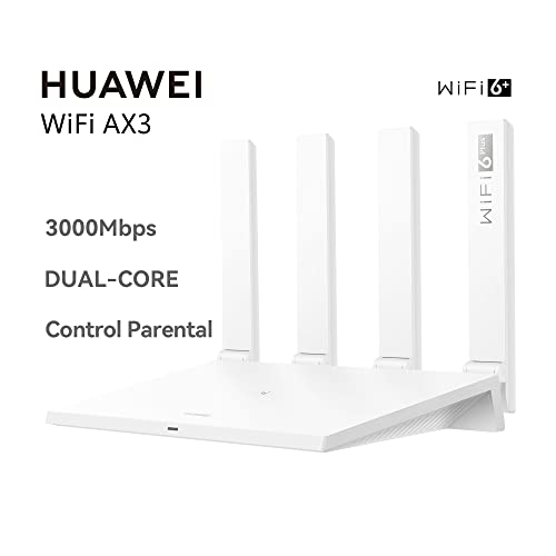 HUAWEI WiFi AX3 Dual-Core- Router, Wi-Fi 6+, 3000 Mbps, 2.4ghz&5ghz, B
