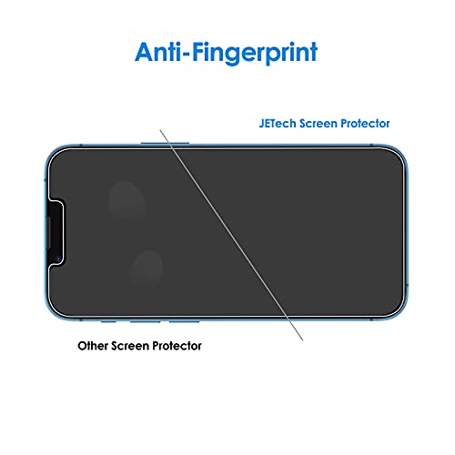 JETech Protector de Pantalla para iPhone 13/13 Pro 6,1 Pulgadas, Mica de Cristal Vidrio Templado, 3 Unidades