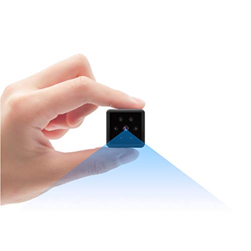 Camara Espia, Mini Camara Espia 1080P HD Cámara Espía de Seguridad con Visión Nocturna Detección de Movimiento Grabación en Bucle Mini Camara para Interiores o Exteriores Admite Tarjeta Micro SD 128GB