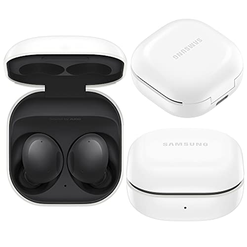 SAMSUNG Auriculares inalámbricos Galaxy Buds2 con cancelación de Ruido, Sonido Ambiental, Bluetooth, Ligero, Ajuste cómodo, Control táctil, versión Internacional (Grafito)