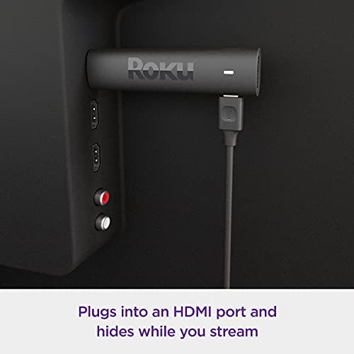 ROKU Streaming Stick 4K | Dispositivo de transmisión 4K/HDR/Dolby Vision con Control Remoto de Voz y Controles de TV