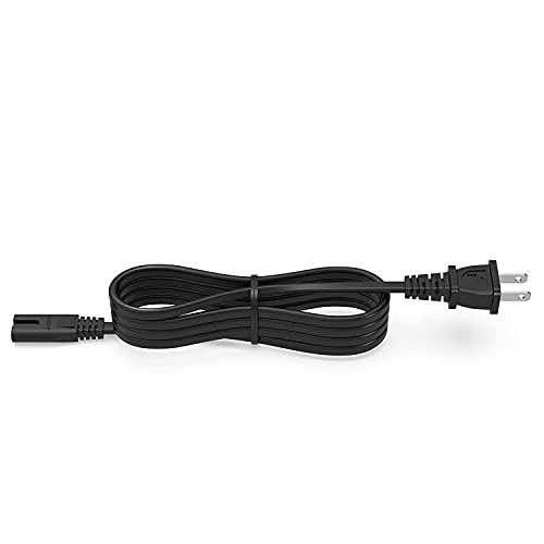 XIONGWEI Cable de alimentación Universal de 2 Clavijas Compatible con Televisiones, PS4 y Xbox One S / X Interlock Universal 16 AWG 1,50m
