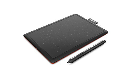 Wacom CTL472 Tableta One by Wacom Chica Rojo con Negro